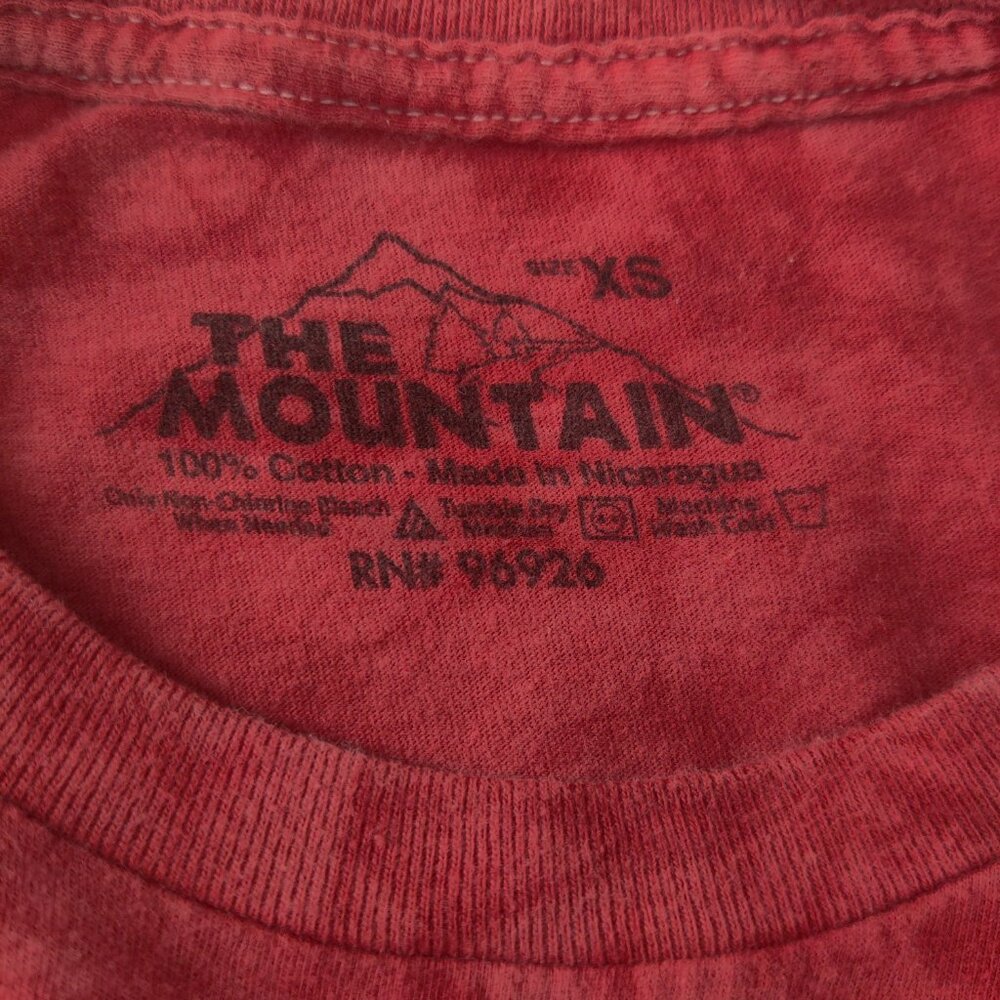 The Mountain Donald Trump Shirt Adult Men XS Red Tie Dye Cat Short Sleeve‎ 2015 - Picture 6 of 9